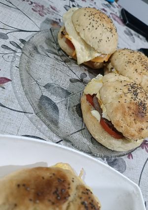Una foto de Pan de papa (hamburguesa)