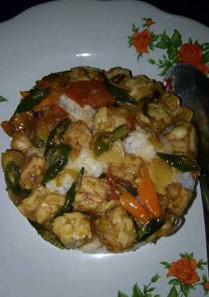 Foto resep Oseng Tempe Lombok Ijo