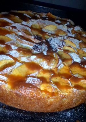 صورة لوصفة كيكة التفاح 🍎🥧