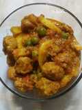Soya chunks_Potato Dry Vegetable