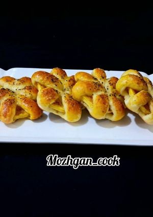 عکسی از دستور شیرینی سیب 👌😍