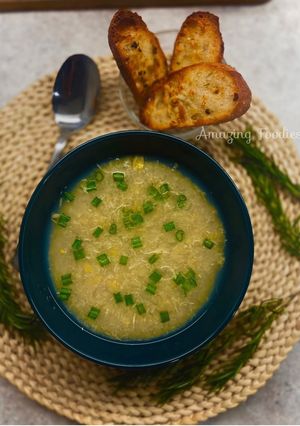 A picture of Chicken & Sweet Corn Soup.