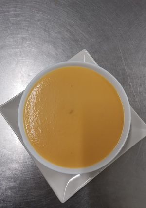 Una foto de Crema de zanahoria