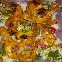 دجاج مع الرز الابيض🍗🍗-レシピのメイン写真