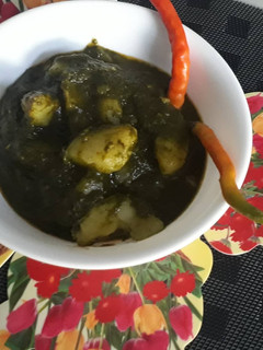 A picture of Aaloo Palak.