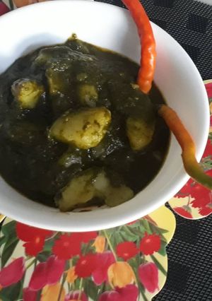A picture of Aaloo Palak.