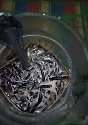 Foto resep Es cincau white coffe