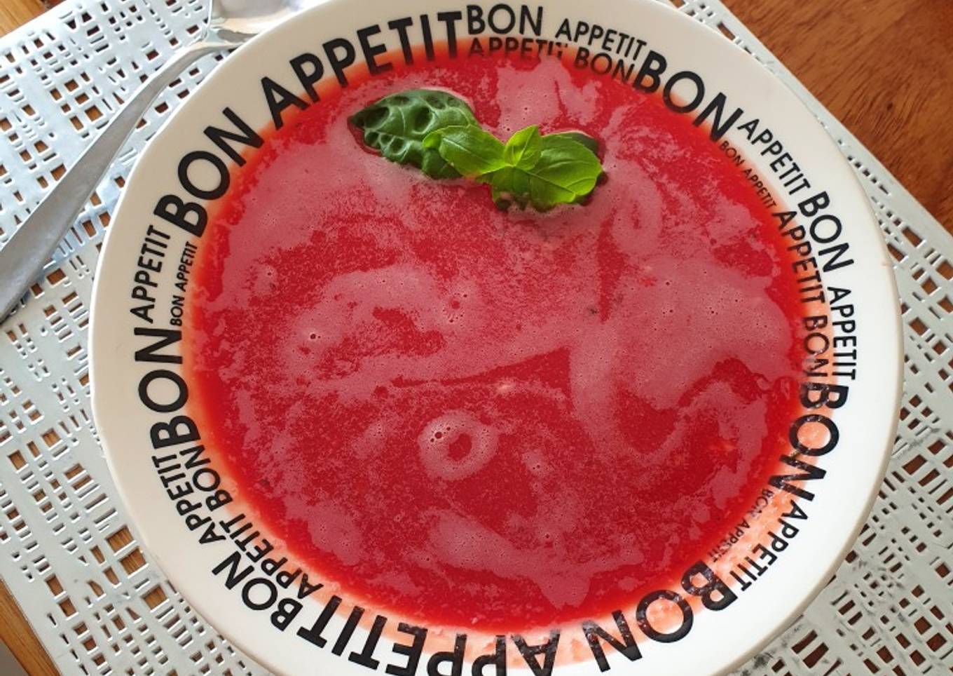 Sopa de remolacha y calabaza