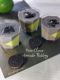 Foto resep Oreo Choco Avocado Pudding
