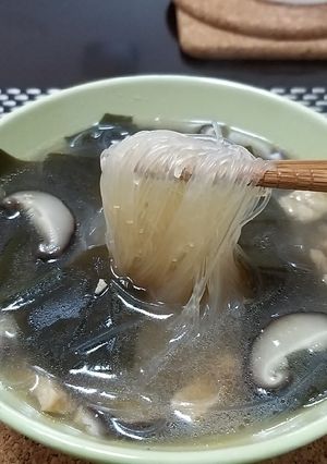 Foto resep Soun kuah rumput laut bening