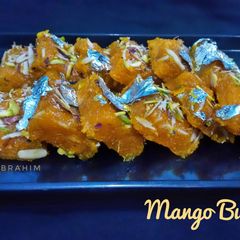 A picture of Mango Burfi.