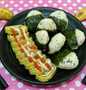 Cara Gampang Membikin Resep  Cheese Nori Tamagoyaki with Onigiri yang Enak, Enak Banget