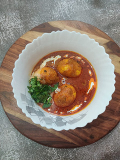 A picture of EGG BUTTER MASALA...
