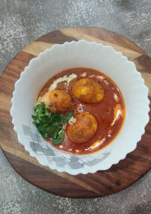 A picture of EGG BUTTER MASALA...