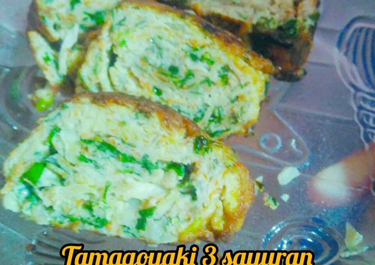 Tamagoyaki 3 sayuran