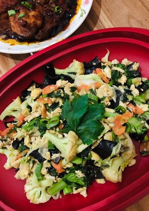 Foto resep Capcay Sayur Telur