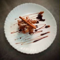 A picture of Cinnamon roll twists eggless.