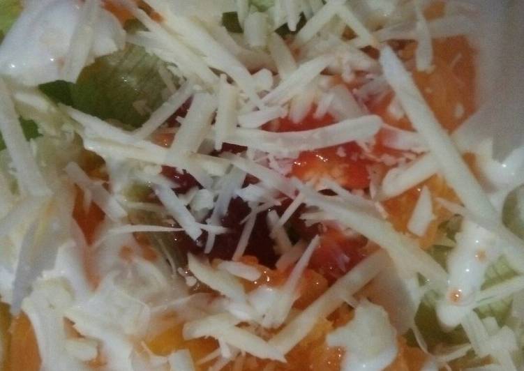 Resep masakan Salad lettuce orange | Cara Bikin Salad lettuce orange Yang Enak Dan Lezat