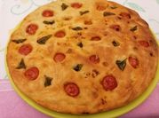 A picture of basil bread dough