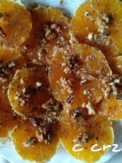 Una foto de Naranjas con nueces
