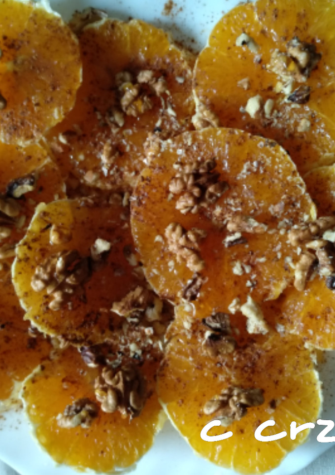 Una foto de Naranjas con nueces