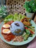 💙 Nasi Uduk Bunga Telang mk89 Style 🇲🇾