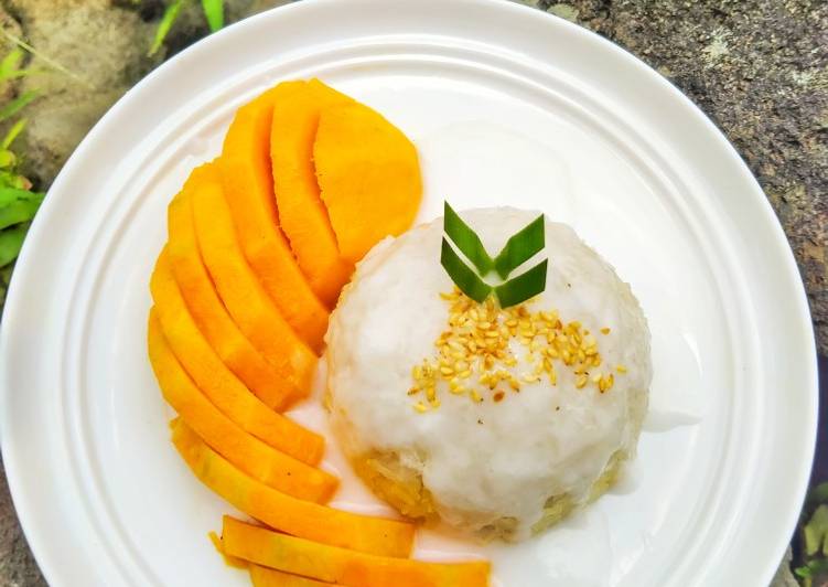 Resep Mangga sticky rice sederhana yang Lezat