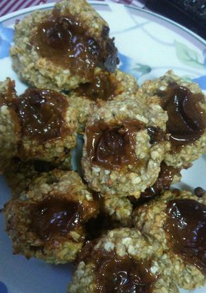 Una foto de Pepas de avena y banana (3 ingredientes)