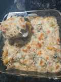 Baked Chifferi with Veggies and White Sauce