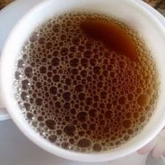 A picture of Sukku kaapi (ginger coffee).