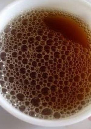 A picture of Sukku kaapi (ginger coffee).