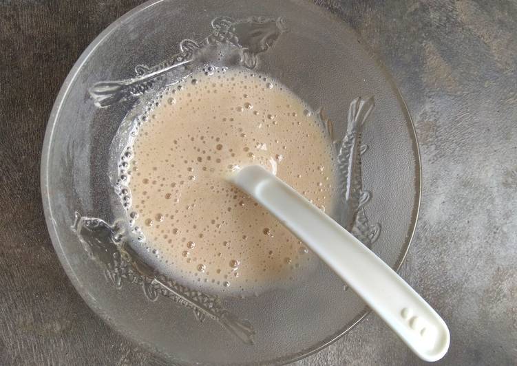 Resep masakan [MPASI 6M+] Pure pisang susu | Cara Masak [MPASI 6M+] Pure pisang susu Yang Menggugah Selera