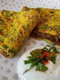 Quinoa & oat vegetable chila