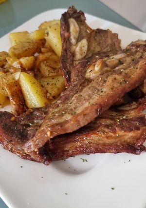Una foto de Churrasco de ternera al estilo de paqui