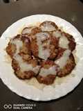 Beef Patties in White Creamy Sauce