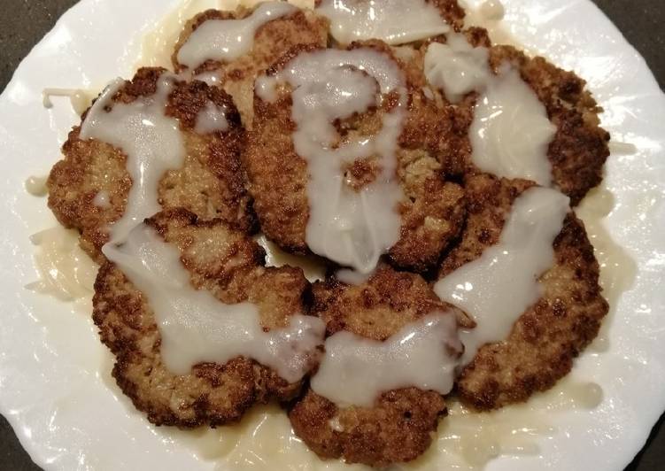 Everyday of Beef Patties in White Creamy Sauce