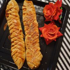 Chicken tandoori bread A picture of Chicken tandoori bread.