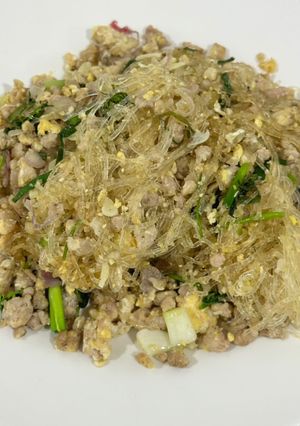 รูปของ ผัดวุ้นเส้นหมูสับ ใส่ไข่