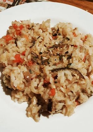 Una foto de Risotto de Verduras