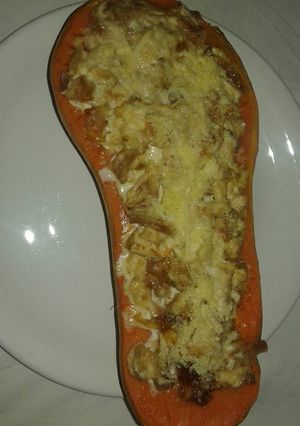 Una foto de Zapallo anco relleno