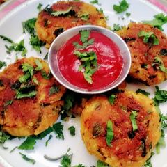 A picture of Poha kebab.
