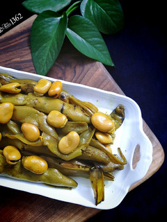عکسی از دستور باقالی پخته با غلاف