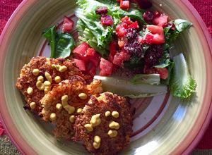 Una foto de Croquetas de Quinua con Zanahorias