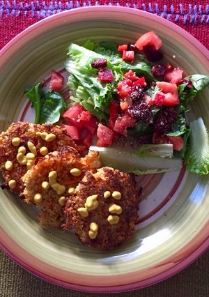 Una foto de Croquetas de Quinua con Zanahorias