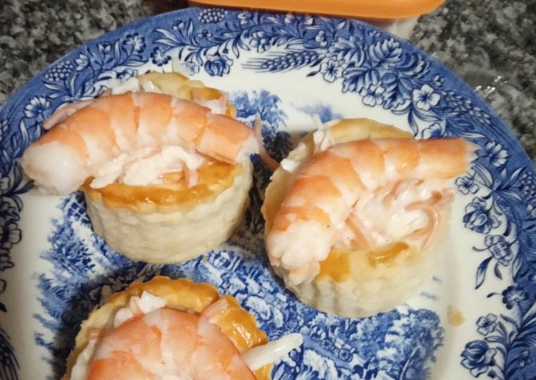 Volován en frío y sin cocinar