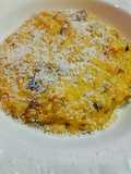Risotto alla "tumazza" con canestrato di Sicilia a pasta morbida