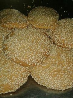 صورة لوصفة كعك بالسمسم
