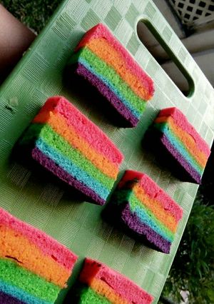 Foto resep Rainbow cake