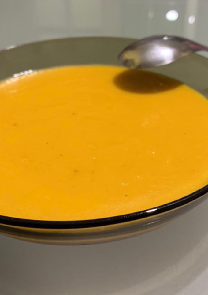 Una foto de Crema de calabaza (Mambo / Thermomix)