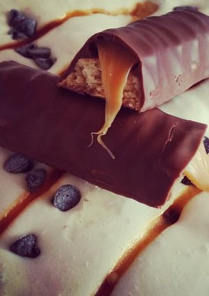 Une photo de Glace aux Twix sans sorbetière